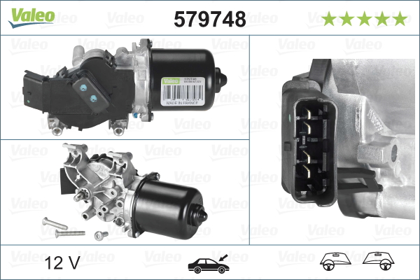 Motore tergicristallo - 579748 VALEO